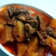 ✜牛すじと大根のピリ辛煮✜