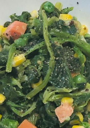 ほうれん草の粒々マスタード和え-レシピのメイン写真