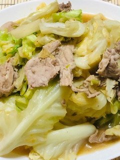 キャベツと豚肉の味噌辛炒め-レシピのメイン写真