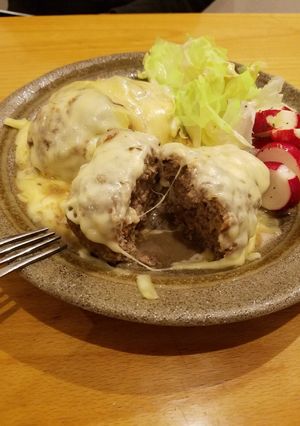 時短！業スーで柔ジューシー！ ハンバーグ-レシピのメイン写真