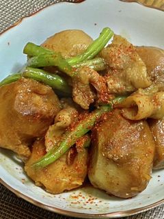 里芋と豚バラ肉の甘辛味噌煮-レシピのメイン写真