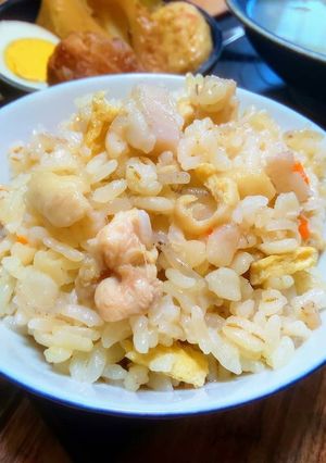 美味しく健康ヘルシーに押し麦炊き込みご飯-レシピのメイン写真