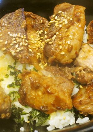 マグロの頬肉ステーキ丼-レシピのメイン写真
