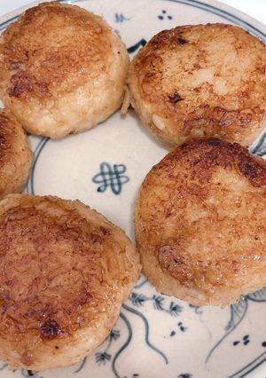 ポタポタ焼きのクリームチーズ焼きおにぎり-レシピのメイン写真