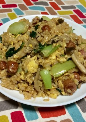 超簡単☆しっとりこくマヨしょう油炒飯♫-レシピのメイン写真