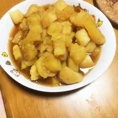さつまいもとじゃがいもの煮物-レシピのメイン写真