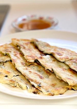 パリっと美味しい、ニラとイカだけのチヂミ-レシピのメイン写真