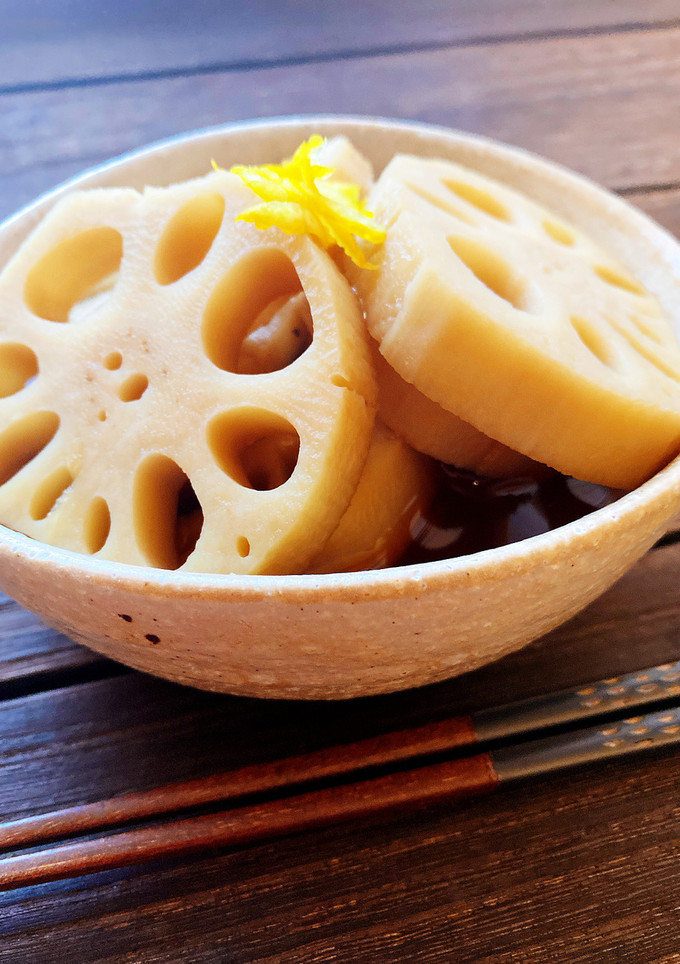 おせちにも！ゆず香る♪れんこんの煮物-レシピのメイン写真