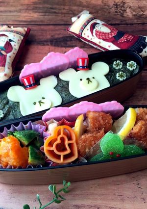 とんかつ ジャッキー海苔弁当 クリスマス-レシピのメイン写真