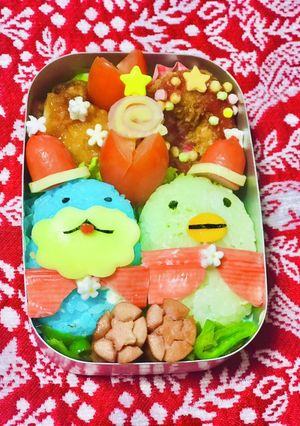 すみっコぐらし　簡単　キャラ弁　Xmas-レシピのメイン写真