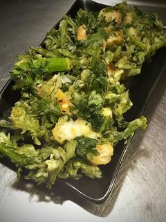 春菊と海老のかき揚げ(*^^*)-レシピのメイン写真