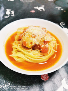 トマトスープパスタ-レシピのメイン写真