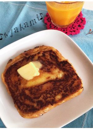 安心！手を汚さない、フレンチトースト-レシピのメイン写真