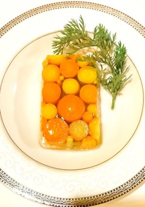 人参の水玉テリーヌ-レシピのメイン写真