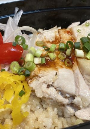 レンジで簡単！近江米のカオマンガイ-レシピのメイン写真