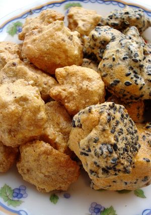 卵白１個で☆胡麻メレンゲ焼き菓子-レシピのメイン写真