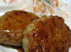 ヘルシー♪えのき入り☆鶏つくねハンバーグ-レシピのメイン写真