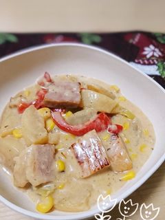 ☆かぶとベーコンのクリーム煮☆-レシピのメイン写真