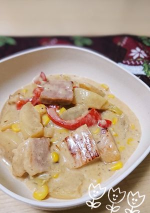 ☆かぶとベーコンのクリーム煮☆-レシピのメイン写真