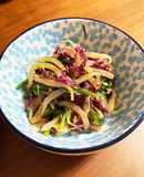 彩に！かきのもと（食用菊）の胡麻和え