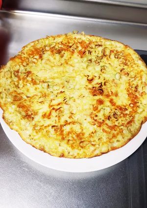 フワッモチ♬長ねぎ消費❢チーズネギ焼き-レシピのメイン写真