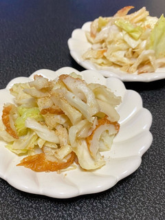 キャベツとちくわのごま和え-レシピのメイン写真
