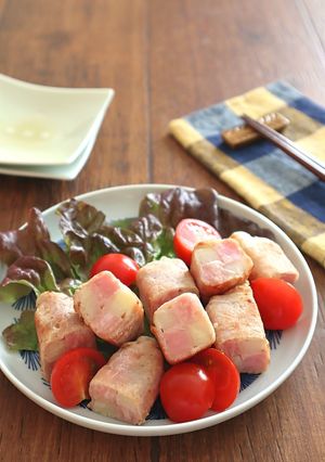 じゃがいもとベーコンの豚巻き塩バター炒め-レシピのメイン写真