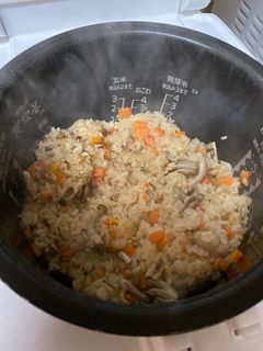 鶏きのこおこわでおいなりさん-レシピのメイン写真