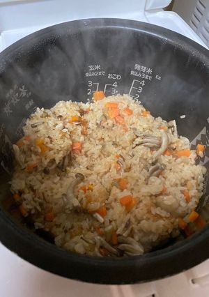 鶏きのこおこわでおいなりさん-レシピのメイン写真