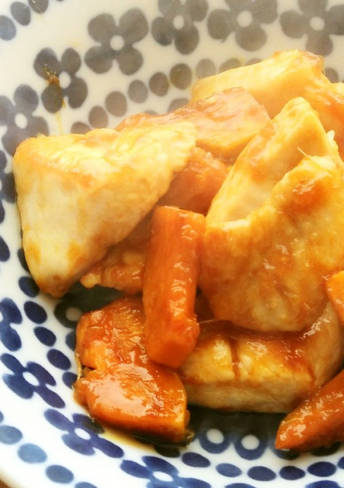 むね肉・かぼちゃの生姜焼き♪-レシピのメイン写真