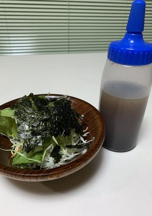 簡単ぽん酢ドレッシング＆サラダ-レシピのメイン写真