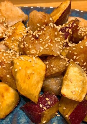 鶏胸肉とさつまいも 甘辛味-レシピのメイン写真