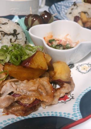 豚バラとさつまいもの中華とろとろ炒め-レシピのメイン写真