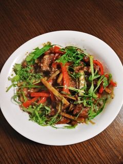 簡単☆ごぼうと牛肉のオイスター炒め-レシピのメイン写真