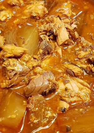 大根とサバ缶の煮物-レシピのメイン写真