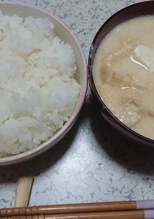 豆乳を投入❗で美味しい味噌汁❗-レシピのメイン写真
