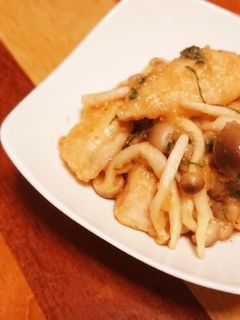 簡単酒肴☆鶏ムネ肉とキノコのみぞれ煮-レシピのメイン写真