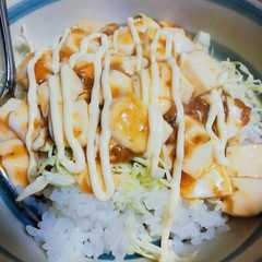 รูปของ 簡単、麻婆豆腐丼！