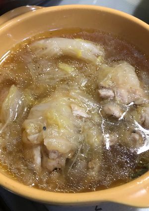 手羽元と白菜のスープ-レシピのメイン写真