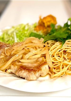 玉ねぎソースのポークソテー-レシピのメイン写真