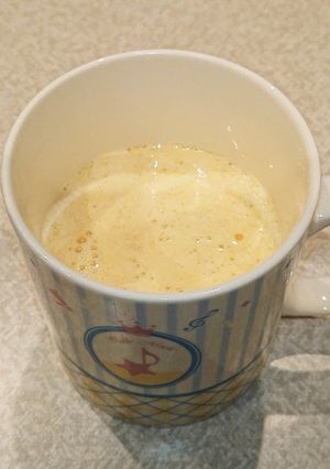 なんちゃってホットミルクセーキ-レシピのメイン写真