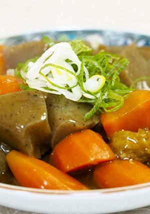 こんにゃくと人参の煮物(カレー味☆)-レシピのメイン写真