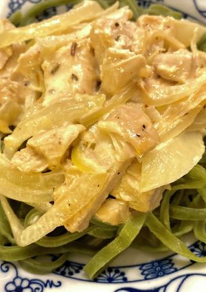 レモンクリームパスタ（鶏肉）-レシピのメイン写真