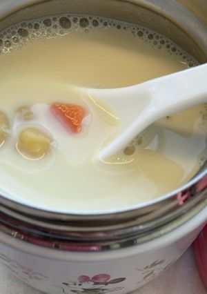 スープジャーであったかランチ_豆乳スープ-レシピのメイン写真