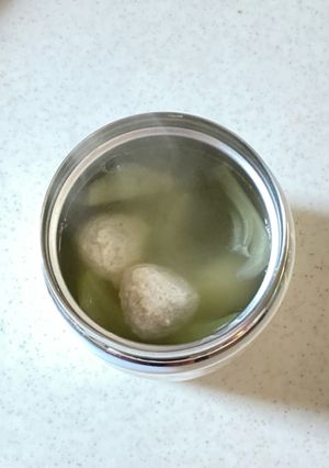 スープジャーであったかランチ_鶏だんご汁-レシピのメイン写真