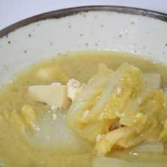 รูปของ 「きのこと煎り豆腐の味噌汁」