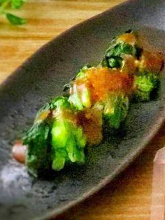 菜の花のわさび胡麻和え-レシピのメイン写真