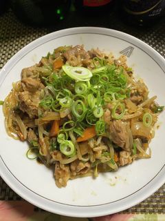 豚肉ともやしの ピリ辛炒め-レシピのメイン写真