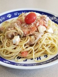 トマトとツナの冷製パスタ-レシピのメイン写真