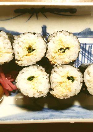 たらこと浅葱の細巻き　あて巻き-レシピのメイン写真